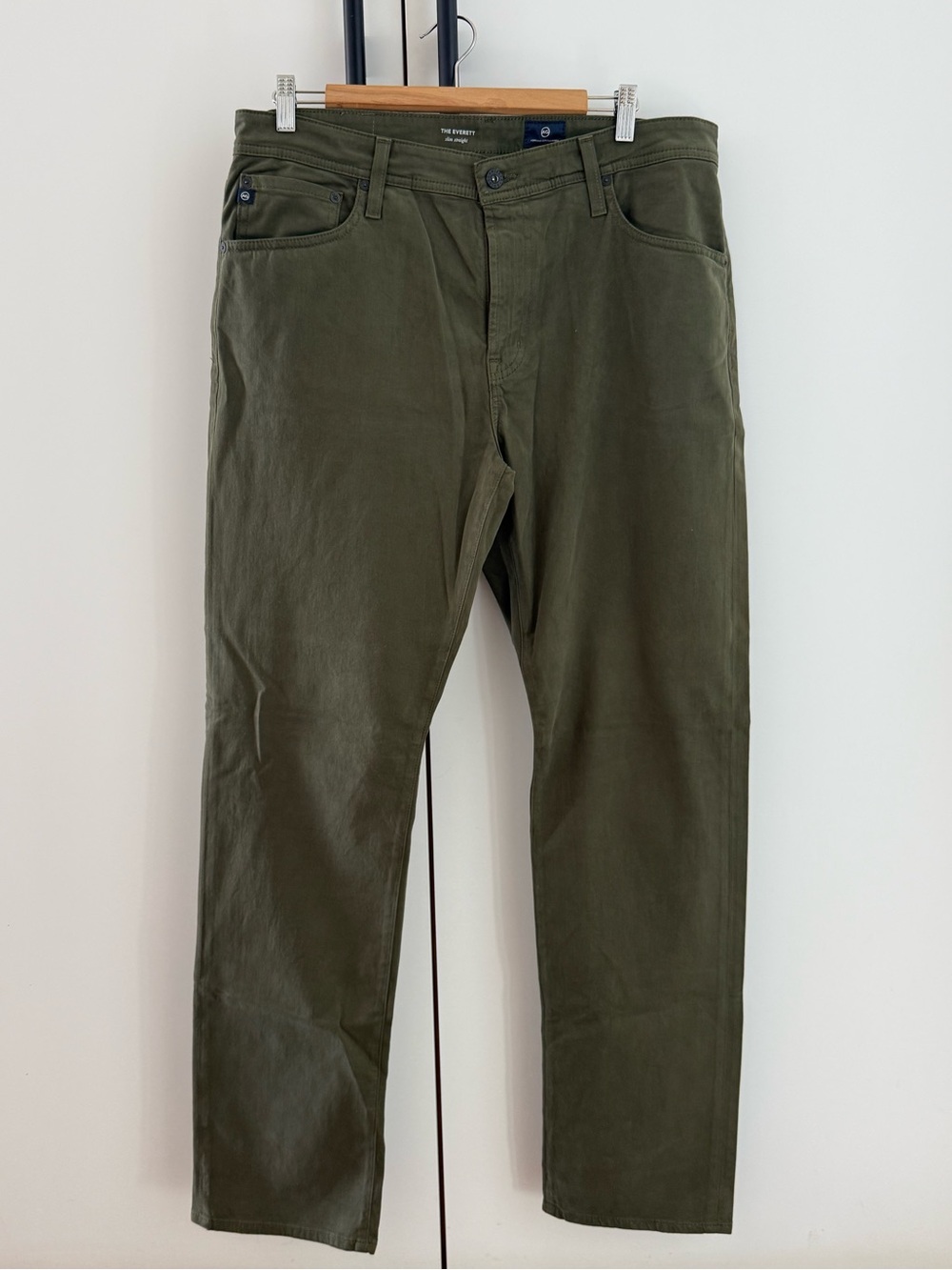NEW AG Men's The Everett Pant - Dark Olive 36x32